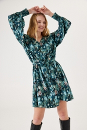 Blauwejurkmetglitter