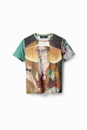 T-shirtmetportretkunstwerk