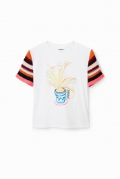 GebreidgestreeptT-shirt