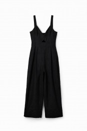 Langejumpsuitmetschouderbandjesenborduursel