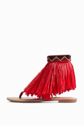 SandaalmetplattezoolenfranjesStellaJean