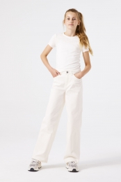 Annemay551WideJeans-White