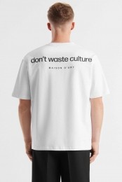 DontWasteCultureT-shirtCleoWhiteM