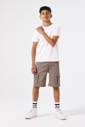 Grijzecargoshort