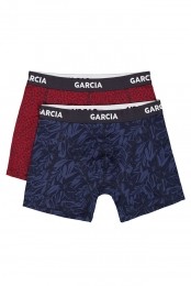 Boxershorts2Pack-BordeauxroodDonkerblauw