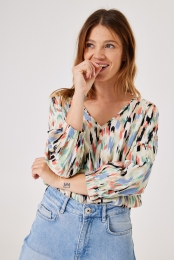 Gekleurdeblouse