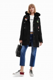 Parkametverwijderbaarpluchengilet-BLACK-XS