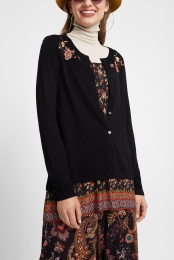 Truimetonderaandeoptischeillusievaneenblouse-BLACK-XS