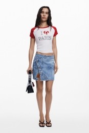 T-shirtIloveParis-RED-XL