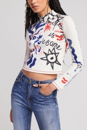 GeribbeldT-shirtmetLifeisawesome-WHITE-L