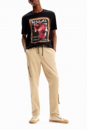 T-shirtmetcollage-patch-BLACK-L