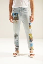 UniseksstraightfitjeansSouthBeach-BLUE-L