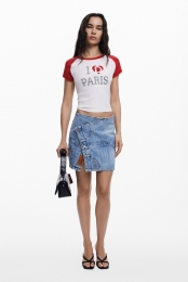 T-shirtIloveParis-RED-XL