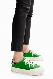 Sneakersmetplateauzoolenruitjes-GREEN-37