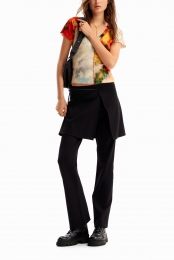 SlimfitT-shirtkortemouwenbloemenpatch-MATERIALFINISHES-L
