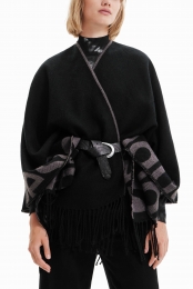 Omkeerbareponcho-BLACK-U