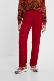 Sportbroekmetjacquard-RED-S
