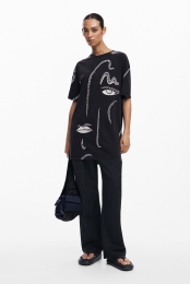 Illustratiejurk-BLACK-L