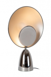 LucideCASTAMAR-Tafellamp-255cm-LED-1x8W2100K-Chroom