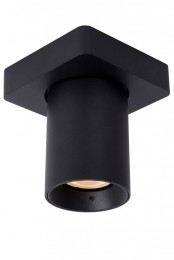 LucideNIGEL-Plafondspot-LEDDimtowarm-GU10-1x5W2200K3000K-Zwart