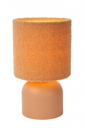 LucideWOOLLY-Tafellamp-16cm-1xE14-Okergeel