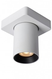 LucideNIGEL-Plafondspot-LEDDimtowarm-GU10-1x5W2200K3000K-Wit