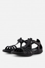 EccoFlashSandalenzwartLeer