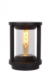 LucideCADIX-Sokkellamp-16cm-1xE27-IP65-Zwart