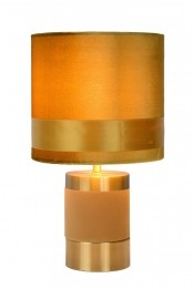 LucideEXTRAVAGANZAFRIZZLE-Tafellamp-18cm-1xE14-Geel