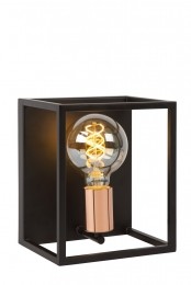 LucideARTHUR-Wandlamp-1xE27-Zwart