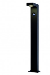 LucideTEXAS-IR-Sokkellamp-LED-1x7W3000K-IP54-Bewegingdagnachtsensoruitschakelbaar-Antraciet