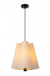 LucideGREGORY-Hanglamp-343cm-3xE27-Beige