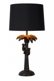 LucideEXTRAVAGANZACOCONUT-Tafellamp-305cm-1xE27-Zwart