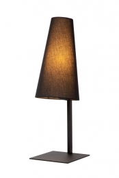 LucideGREGORY-Tafellamp-1xE27-Zwart