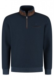 FellowsUnitedPulloverStriperJacquardNavyM