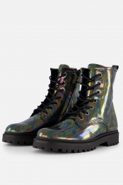 GigaVeterbootsHollogramzwartLeer