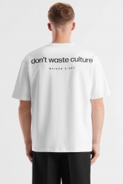 DontWasteCultureT-shirtCleoWhiteL