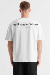 DontWasteCultureT-shirtCleoWhiteM