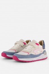 ShoesmeTrainerSneakersblauwLeer