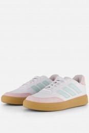 AdidasCourtblockSneakerswitImitatieleer