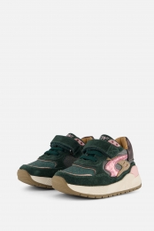 ShoesmeTrainerSneakersgroenLeer