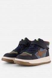 ShoesmeNewOutsoleSneakersblauwLeer