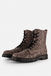GigaLeopardVeterbootsbruinLeer