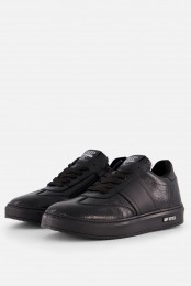 HIPMetallicSneakerszwartLakleer