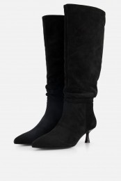 LineaZetaHogelaarzenzwartSuede