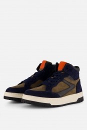 HIPSneakersblauwLeer