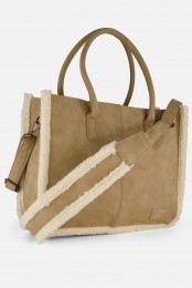 ZEBRACharmschoudertasbeigeNylon