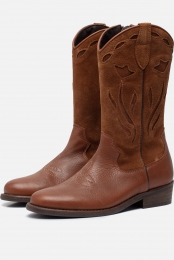 KiplingElPasoCowboylaarzencognacLeer