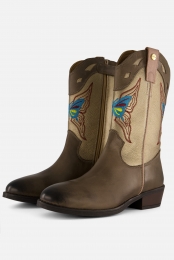 DevelabCowboylaarzengroenLeer