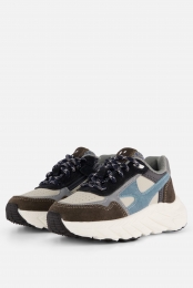 MuytersSneakersblauwLeer